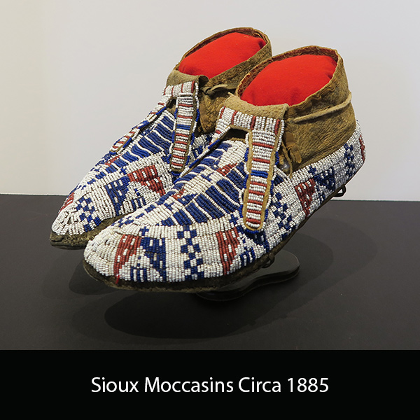 Sioux Moccasins Circa 1885