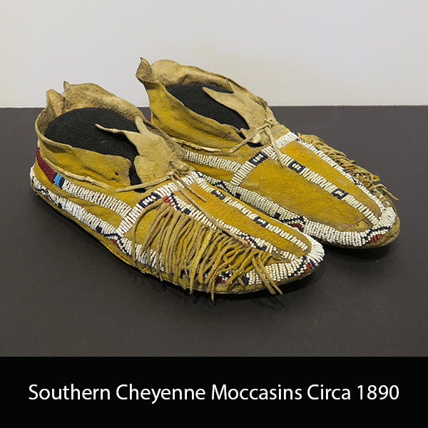 Southern Cheyenne Moccasins Circa 1880