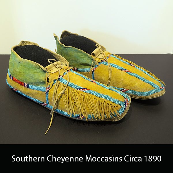 Southern Cheyenne Moccasins Circa 1890